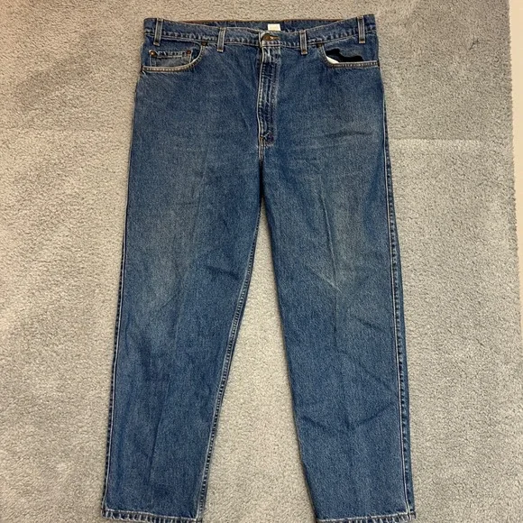 VTG Levis 540 Jeans Mens 44x30 Blue Orange Tab Relaxed Fit Denim Casual Straight